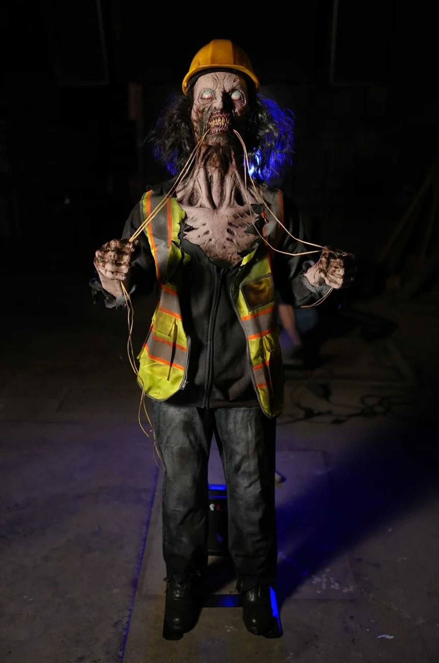 Electric Zombie Animated Halloween Props