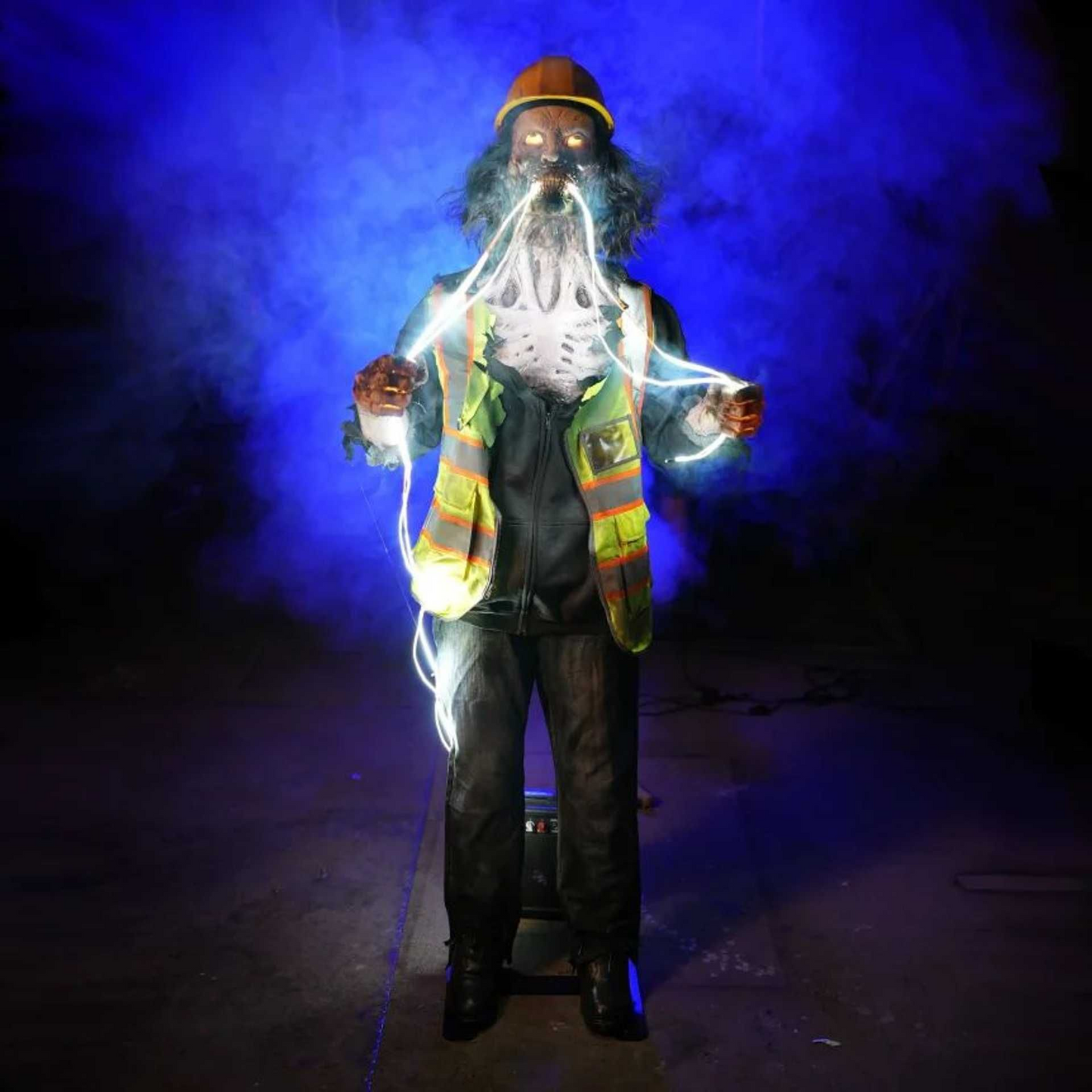 Electric Zombie Animated Halloween Props